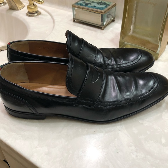 black gucci dress shoes